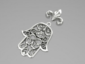 symbols pendant Modelo 3D