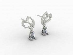 earring 01 3D Print Model
