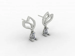 earring 01 3D Print Model