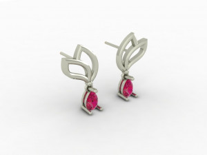 earring 01 3D Print Model