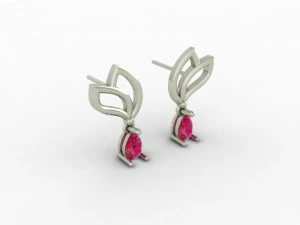 earring 01 3D Print Model