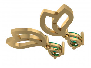 earring 01 3D Print Model