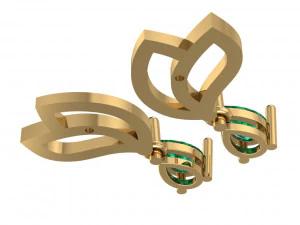 earring 01 3D Print Model