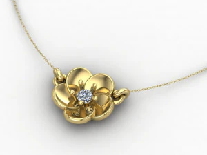 flower pendant 3D प्रिंट मॉडल