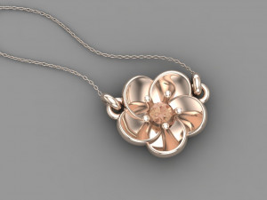 flower pendant Model do druku 3D