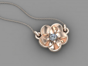 flower pendant Model do druku 3D