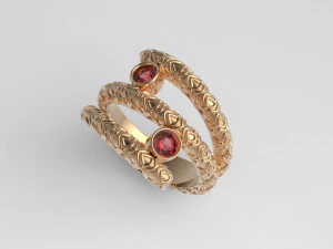 snake ring 3D Print Model