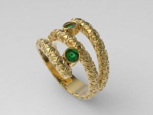 snake ring 3D Принт Модель