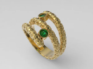 snake ring 3D Print Model