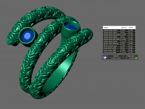 snake ring 3D Print Model