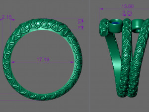 snake ring 3D Принт Модель