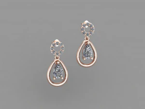 earring 02 3D Print Model