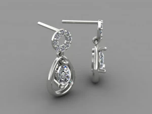 earring 02 3D Print Model