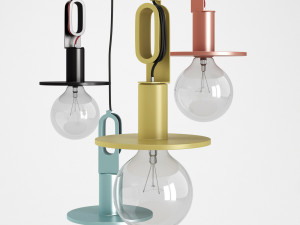 driyos naked - pendant lamps - by delineo design 3D Model