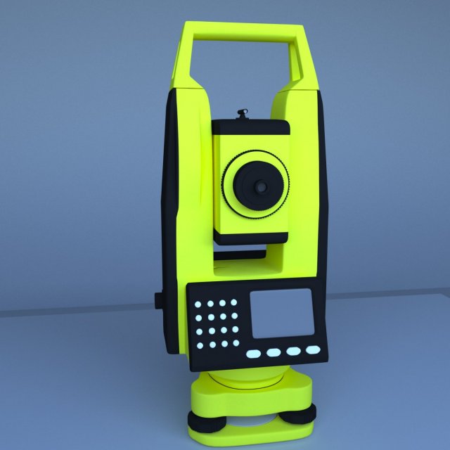 taheometr Modelo 3D .c4d .max .obj .3ds .fbx .stl .blend 