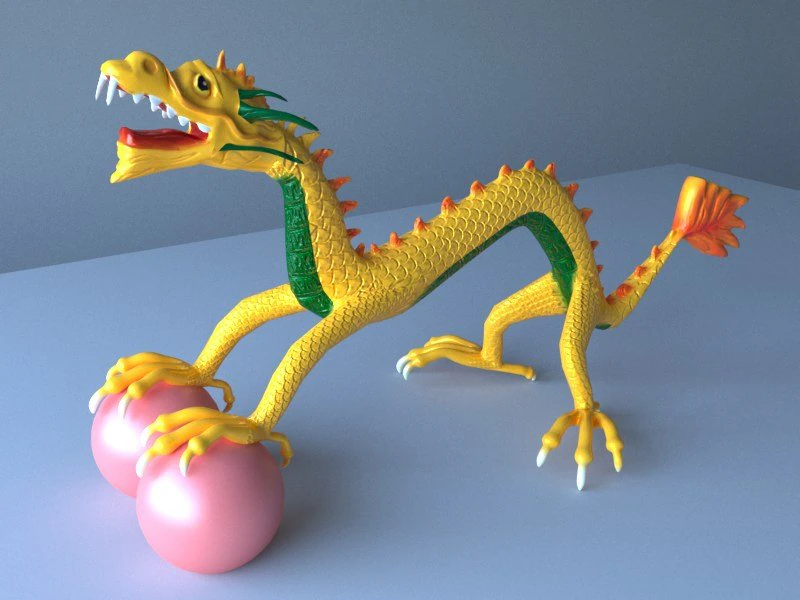 drago Modello 3D .c4d .max .obj .3ds .fbx .stl .blend 