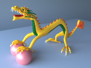 dragon 3Dモデル