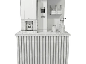 Sprzedaż kawiarni Model 3D