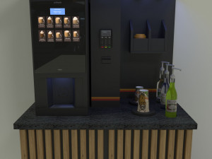 Coffee shop vending 3D मॉडल