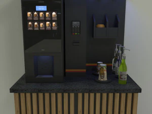 Sprzedaż kawiarni Model 3D