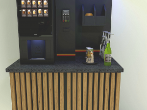 Coffee shop vending 3D Model