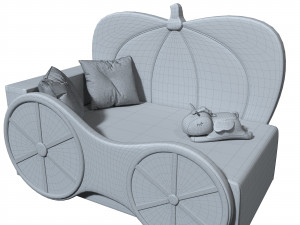 Bed for girl Modelo 3D
