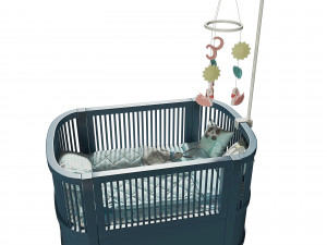 Bed for child 3D मॉडल
