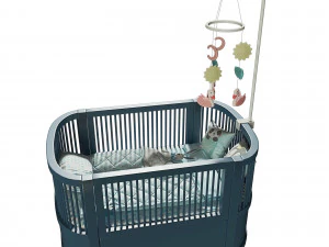 Ł&oacute;żko dla dziecka Model 3D