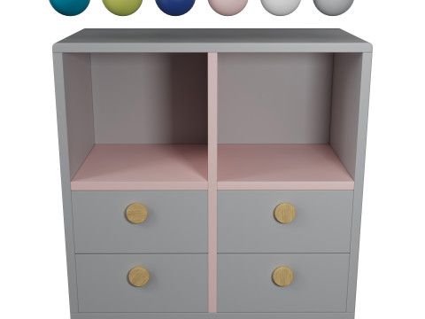 Shelf moonk miro 3D मॉडल