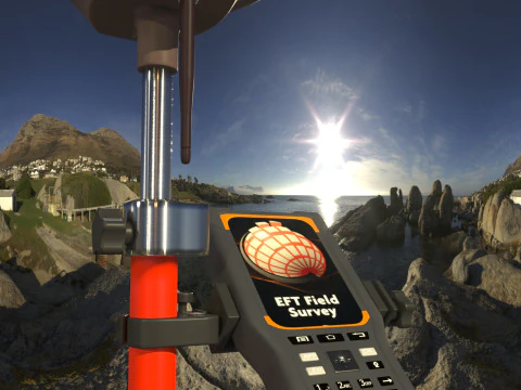 GNSS-Ausr&uuml;stung 3D Modell