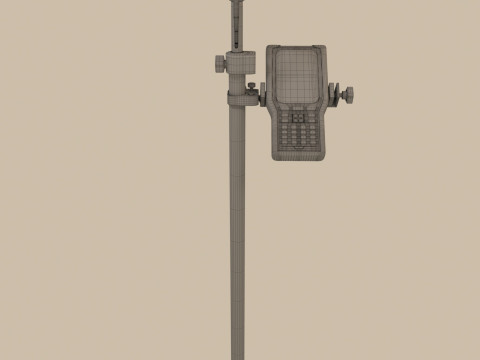 GNSS equipment 3D-Modell