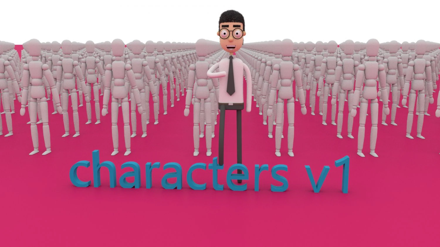 characters v1 3D Model .c4d .max .obj .3ds .fbx .stl .blend 