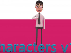 characters v1 3D Model