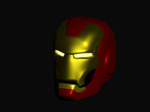Iron Man Helm 3D Modell