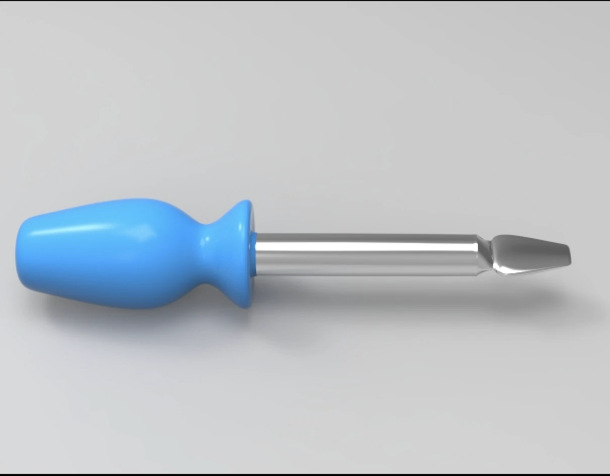 screwdriver tool pamela 3D Model .c4d .max .obj .3ds .fbx .stl .blend 