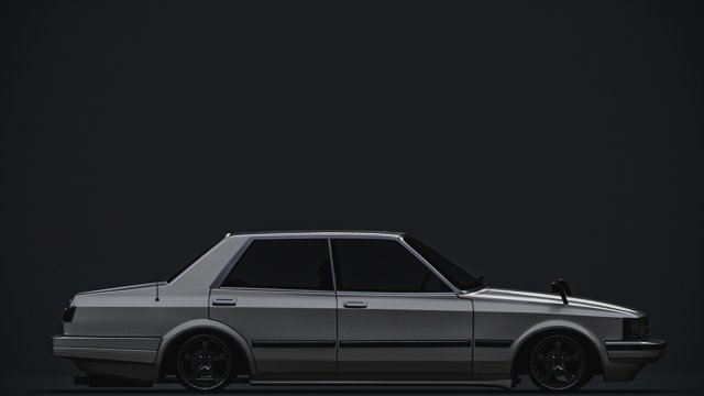 Toyota cresta gx60 Modelo 3D .c4d .max .obj .3ds .fbx .stl .blend 