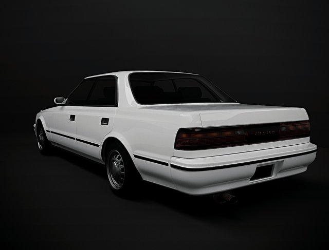 Toyota chaser 3D Модель .c4d .max .obj .3ds .fbx .stl .blend 