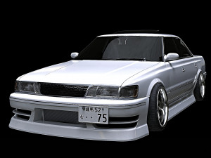 Toyota chaser 80 Modello 3D