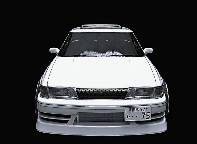 Toyota chaser 80 Modello 3D .c4d .max .obj .3ds .fbx .stl .blend 