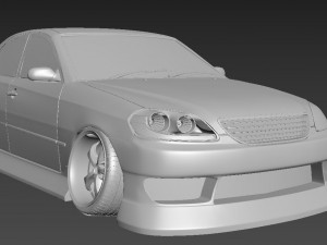 Toyota Mark 2 JZX110 3D Модель