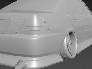Toyota Mark 2 JZX110 3D Модель
