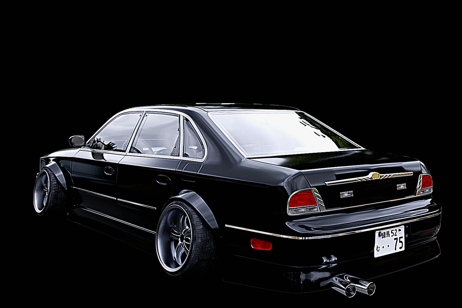 Nissan president 3D Model .c4d .max .obj .3ds .fbx .stl .blend 