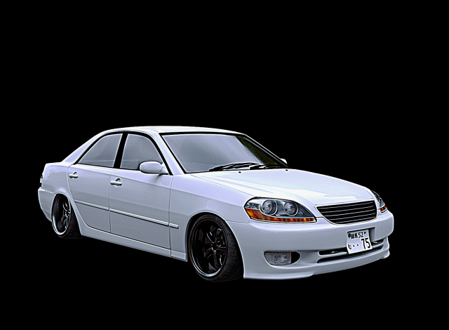 Toyota Mark 2 3D Модель .c4d .max .obj .3ds .fbx .stl .blend 