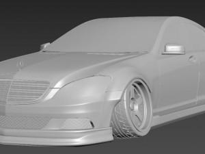 Mercedes-Benz S-class 3D Model