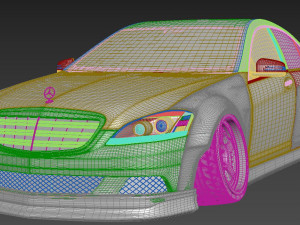 Mercedes-Benz S-class 3D Model