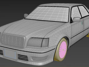 Toyota Crown 3D Model