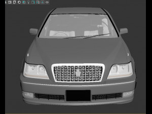 Toyota Crown Majesta 170 3D Model