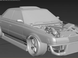 Toyota chaser 80 3D Model