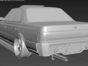 Toyota chaser 80 3D Model