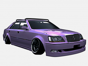 Toyota crown 3D मॉडल